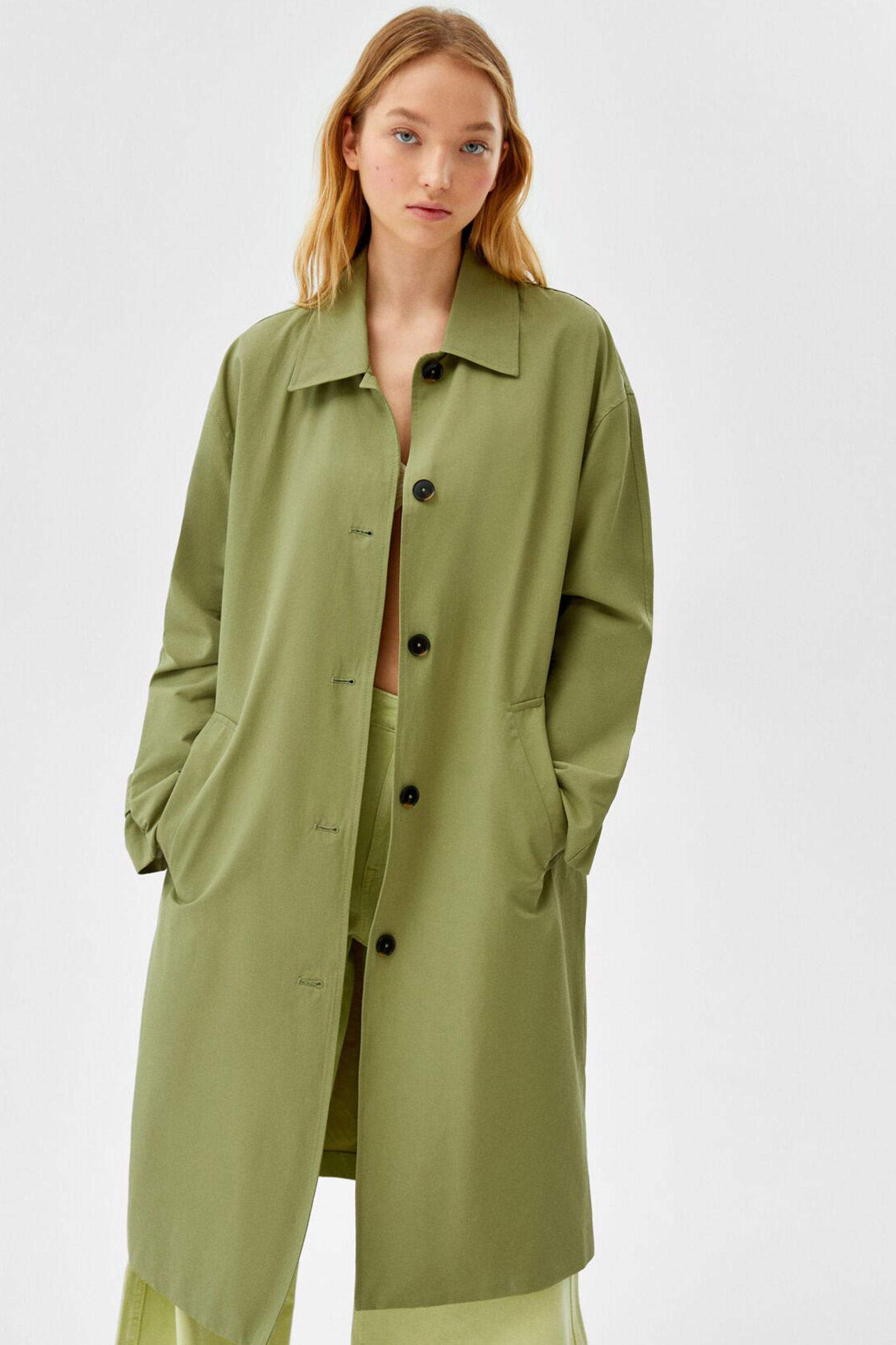 Belted Trench Coat - Imagen 4