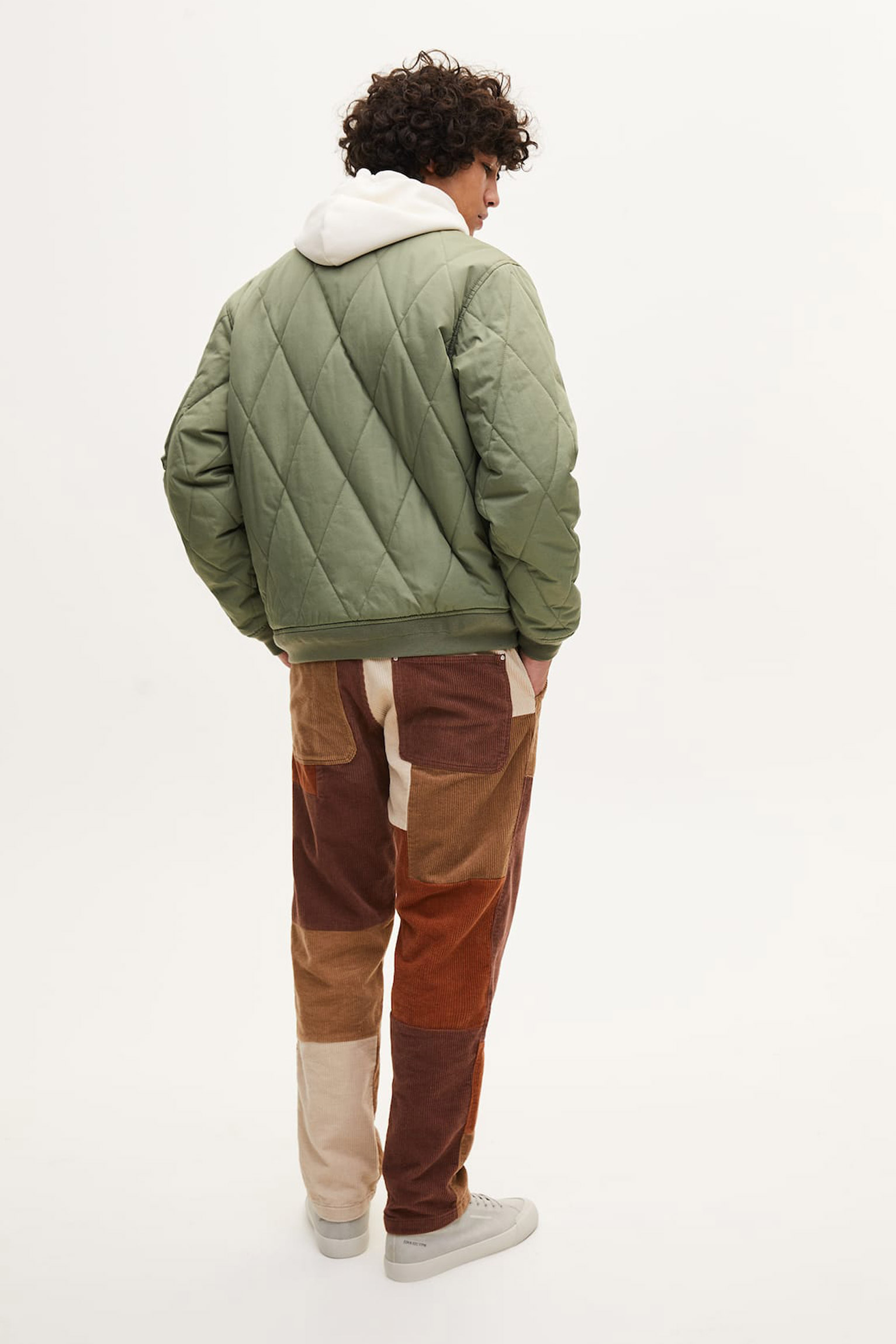Quilted Bomber Jacket With Ribbed Trims - Imagen 2