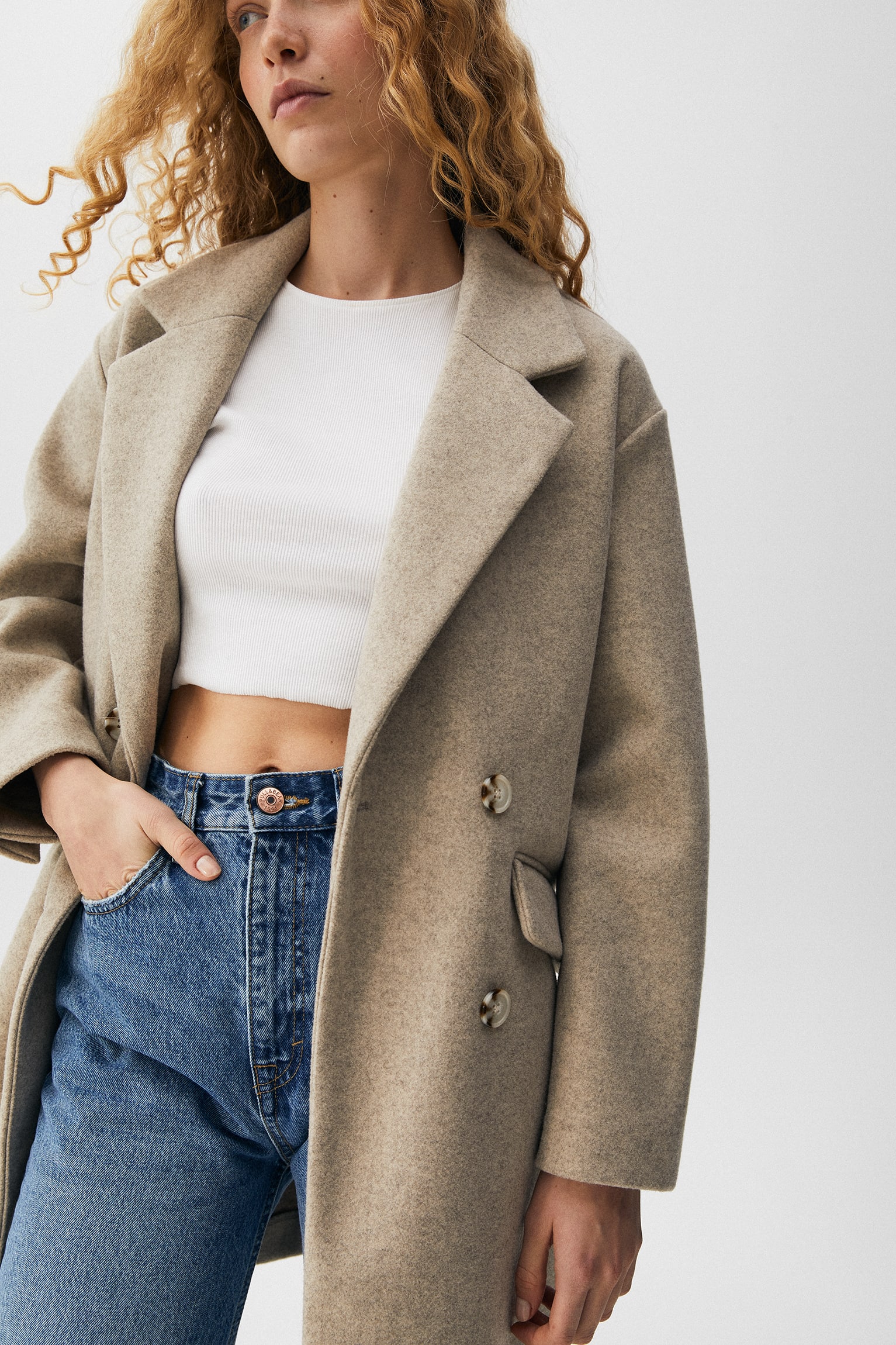 Double-Breasted Coat - Imagen 3