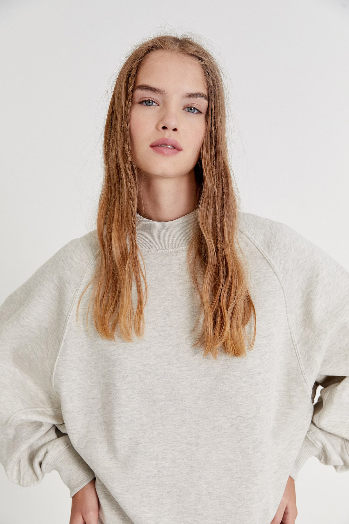 Long Sleeve Sweatshirt Dress - Imagen 3
