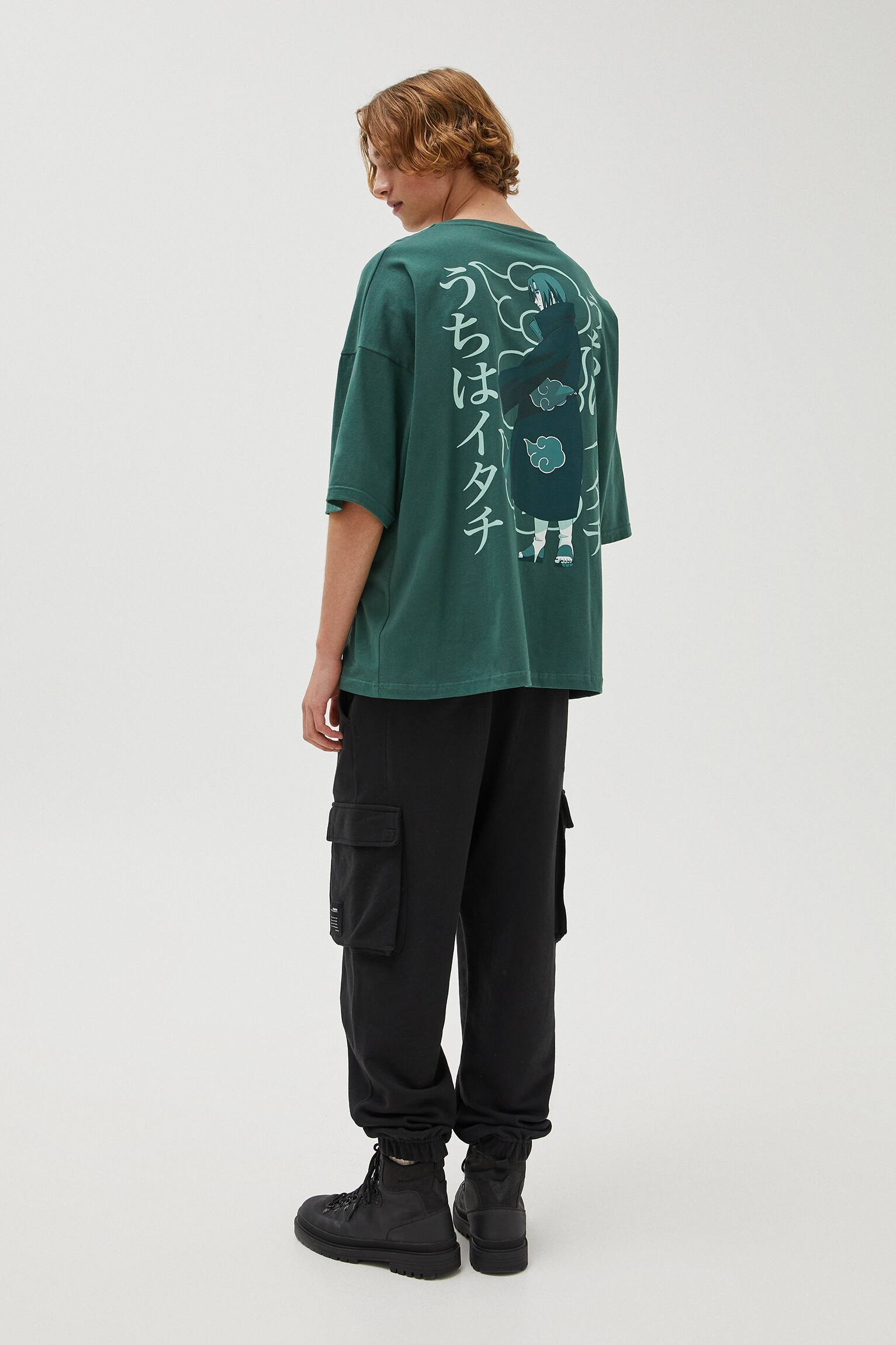 Naruto Itachi Print T-shirt - Imagen 2