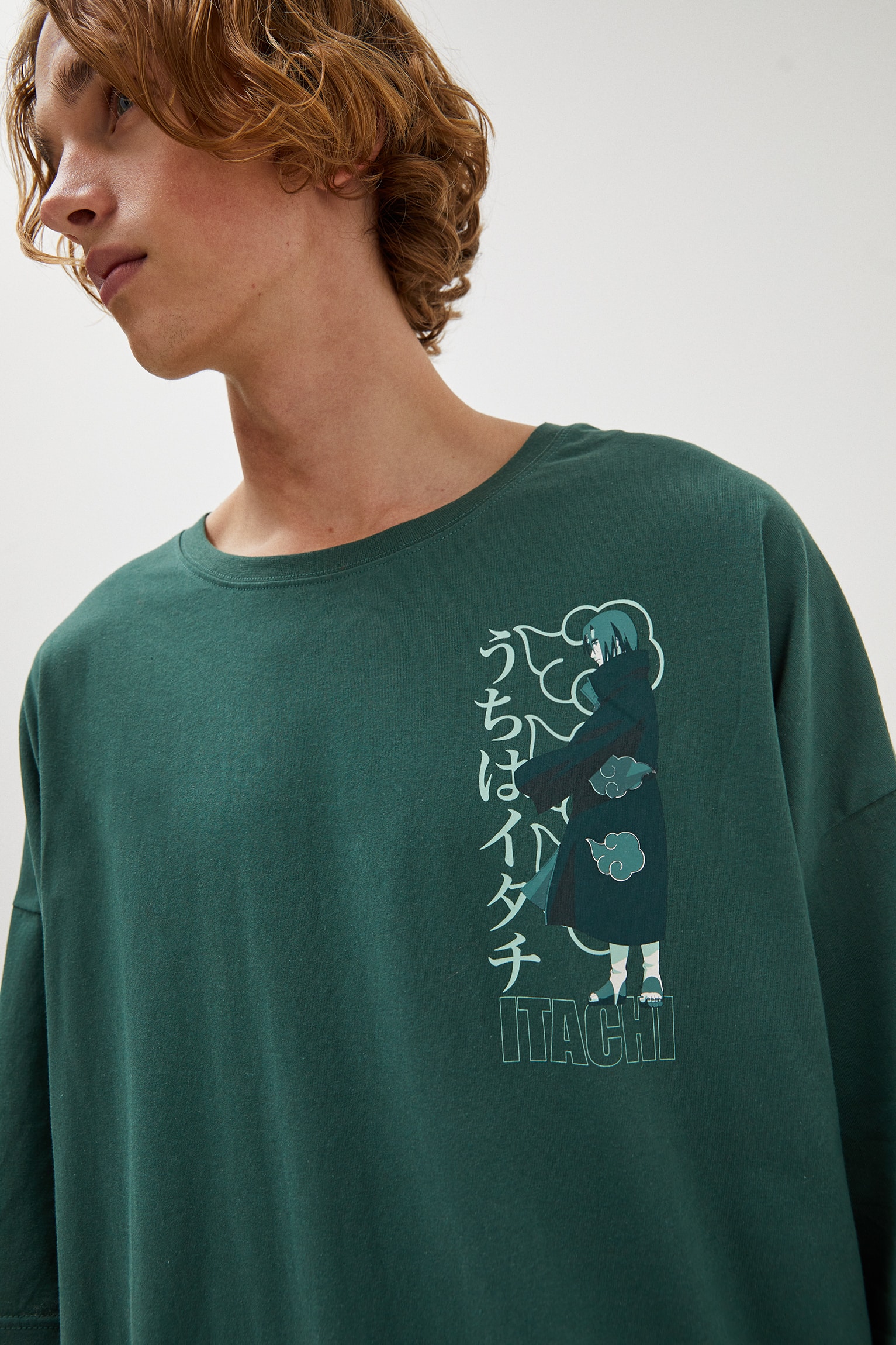 Naruto Itachi Print T-shirt - Imagen 3